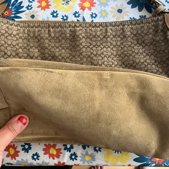 Vintage tan coach bag - Picture 6 of 7